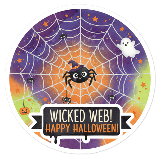 Cute Halloween Spider Web