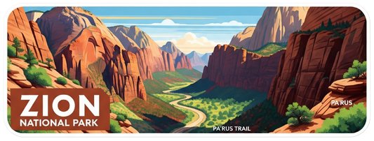Zion National Park Water Bottle Wrap