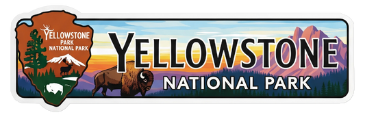 Yellowstone National Park Water Bottle Wrap