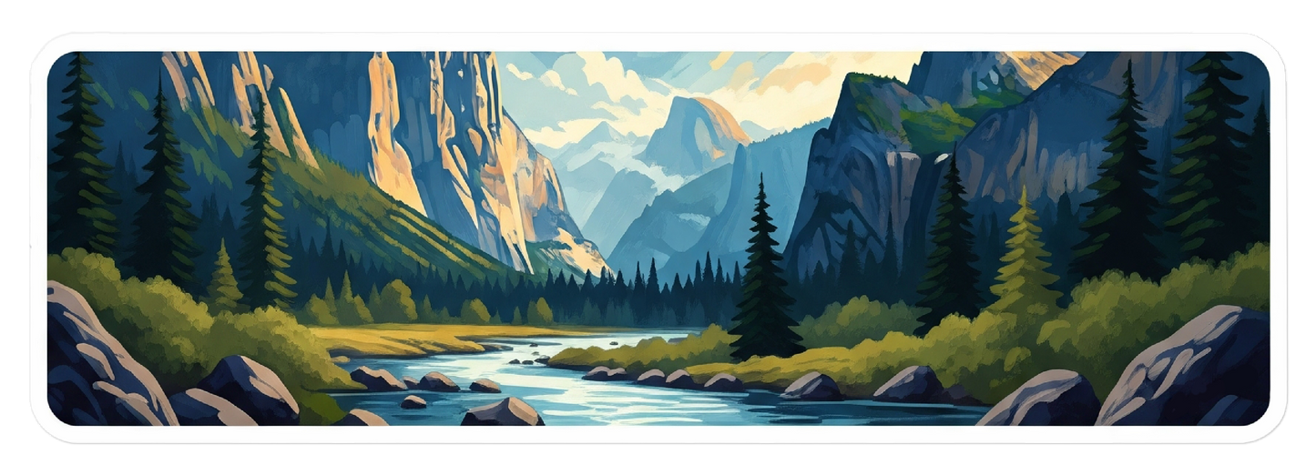 Yosemite National Park Water Bottle Wrap