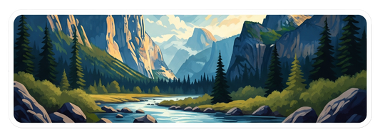 Yosemite National Park Water Bottle Wrap