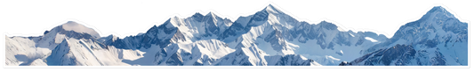 Bottle wrap of a panoramic view of snow-capped mountains