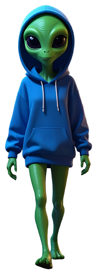 Hoodie Alien
