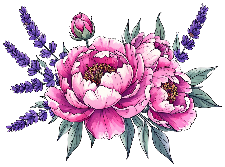 Pink and Purple Flowers