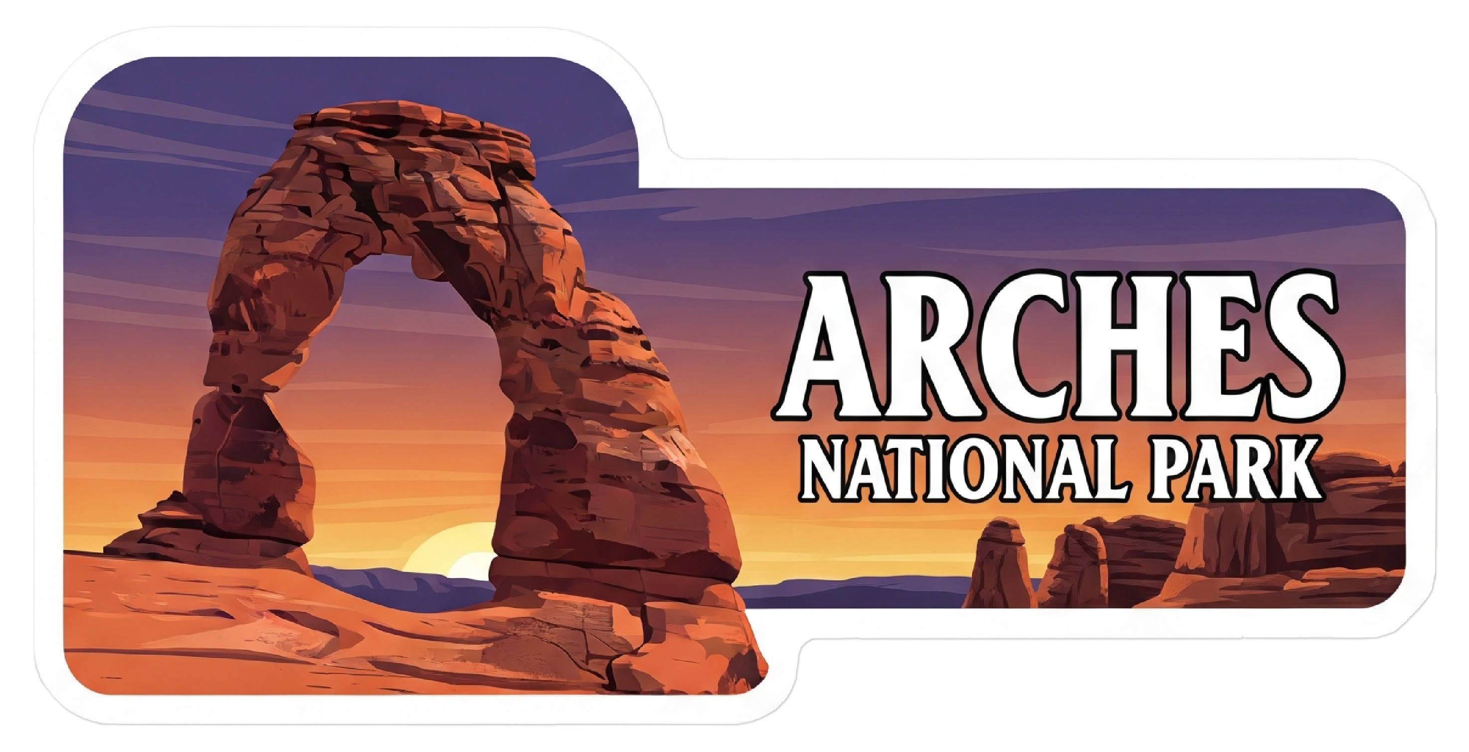 Arches National Park Water Bottle Wrap