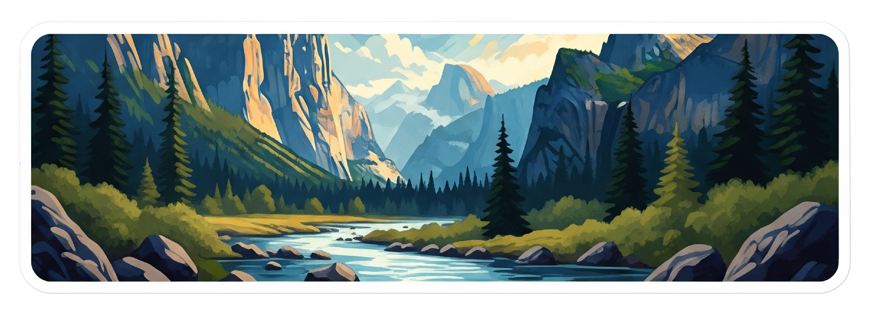 Yosemite National Park Water Bottle Wrap