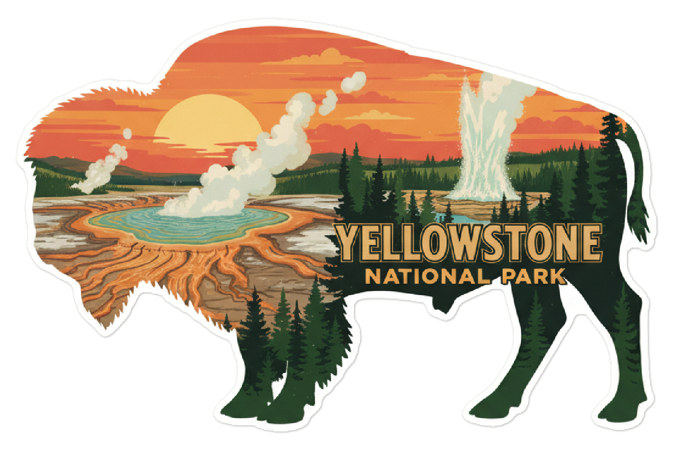 Yellowstone National Park Bison