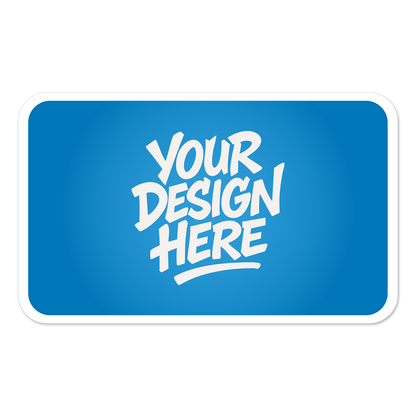 Rounded Corner Rectangle Stickers