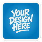 Rounded Corner Square Stickers