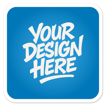 Rounded Corner Square Stickers