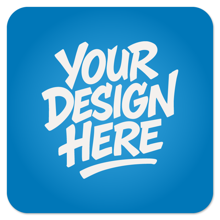 Rounded Corner Square Stickers