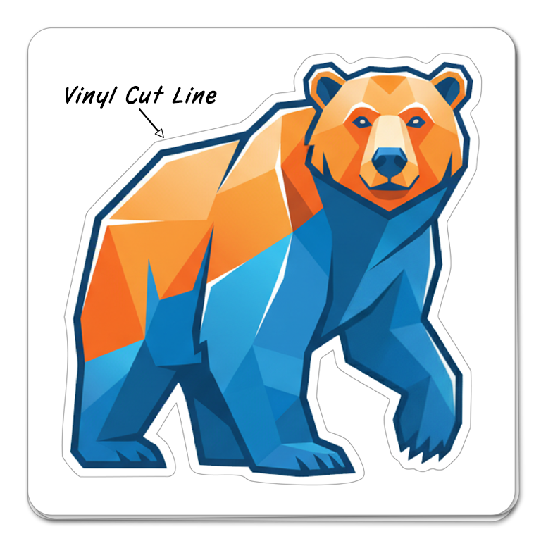 Custom Shape Kiss-Cut Stickers