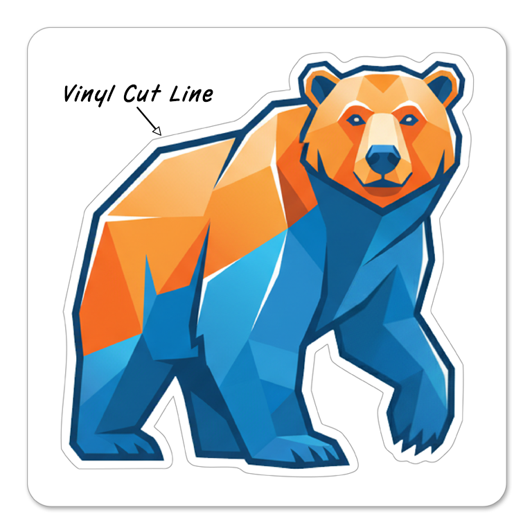 Custom Shape Kiss-Cut Stickers